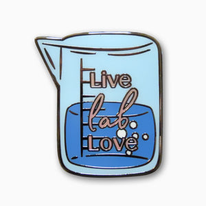 Live Lab Love Enamel Pin | Unleash Your Love for the lab