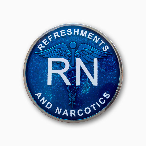 Refreshments and Narcotics - Enamel Pin