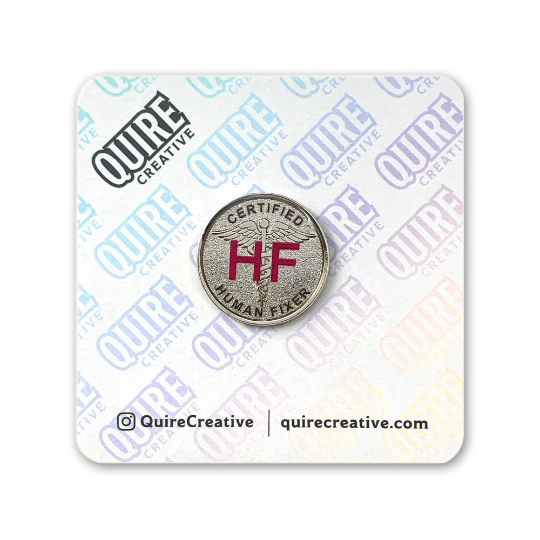 Certified Human Fixer - Enamel Pin